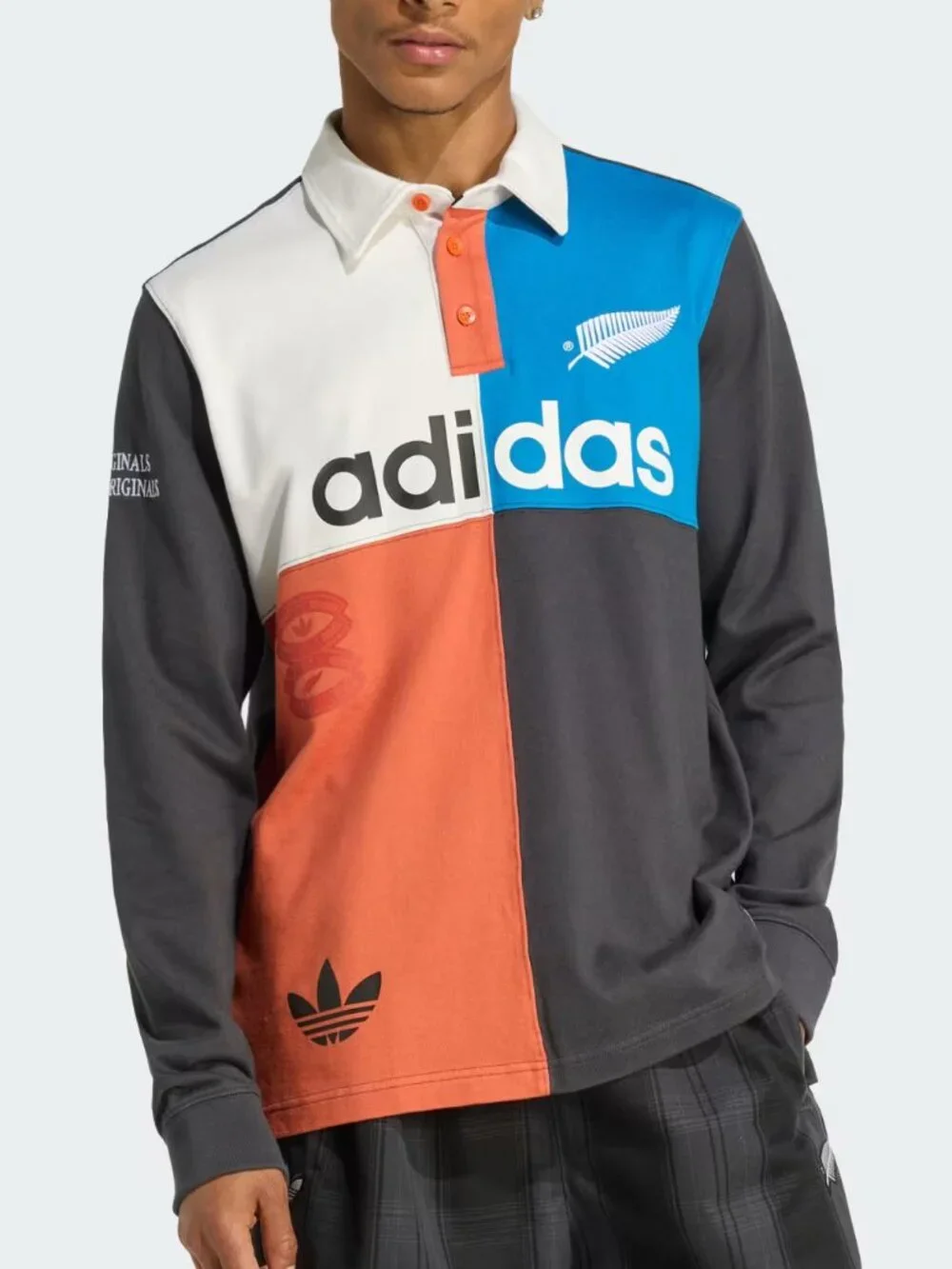 Adidas Originals & All Blacks Men’s Heritage Rugby Polo Shirt, Size Medium (New)